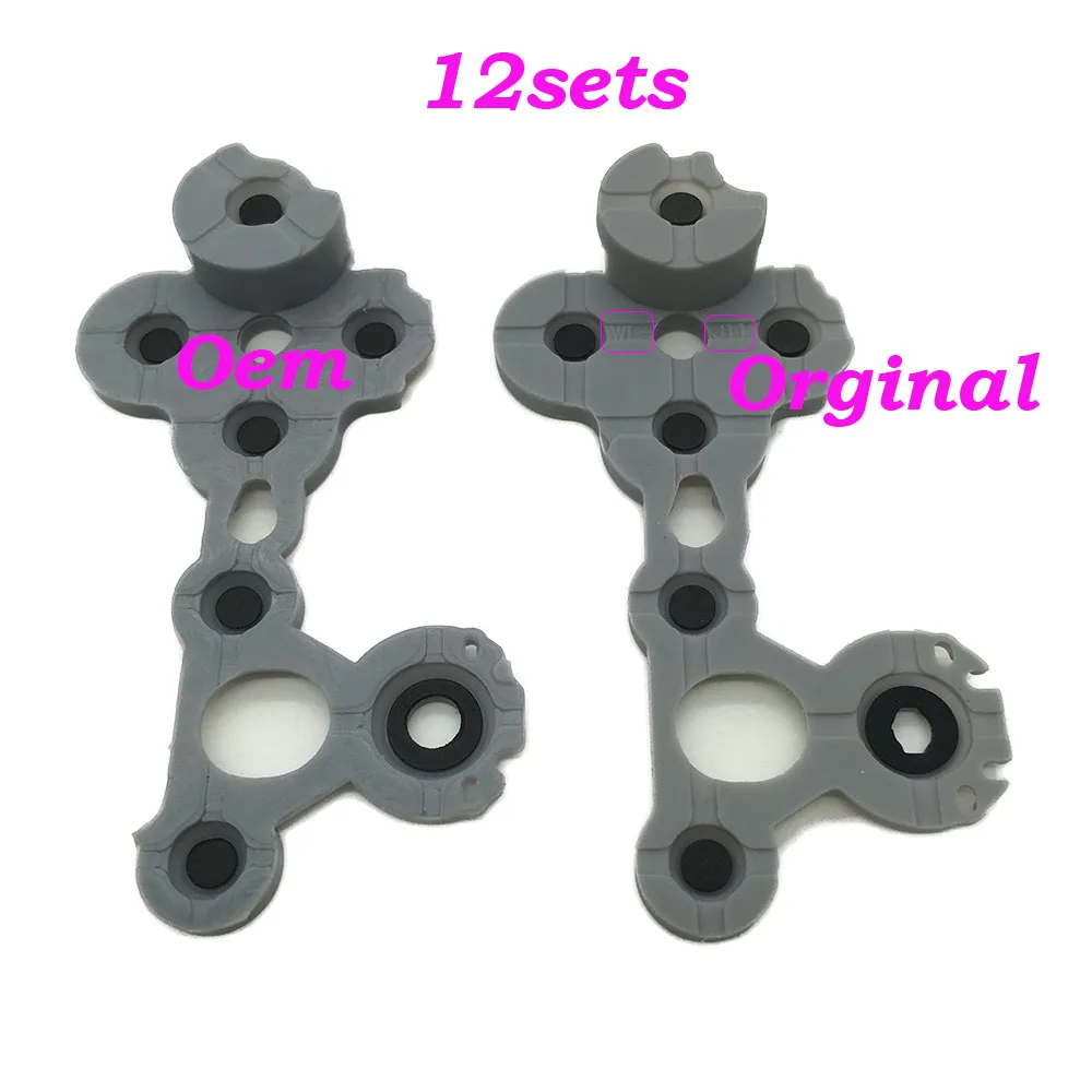

12Sets Original Grey Conductive adhesive Game handle Assembly Conductive Rubber D Pad for Xbox One Controller