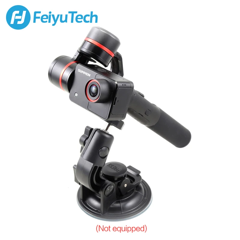 

FeiyuTech Feiyu Summon Plus Camera Gimbal Brushless Stabilizer 2.0 Inch Display LED Light with 4K 1080P Action Camera