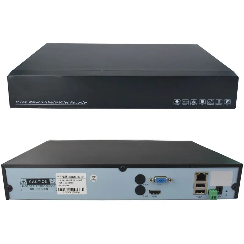 HD 1080 P металла NVR 8ch 2 * SATA HDD Порты ONVIF P2P обнаружения движения HDMI VGA CCTV видео Регистраторы для IP Камера Бесплатная доставка