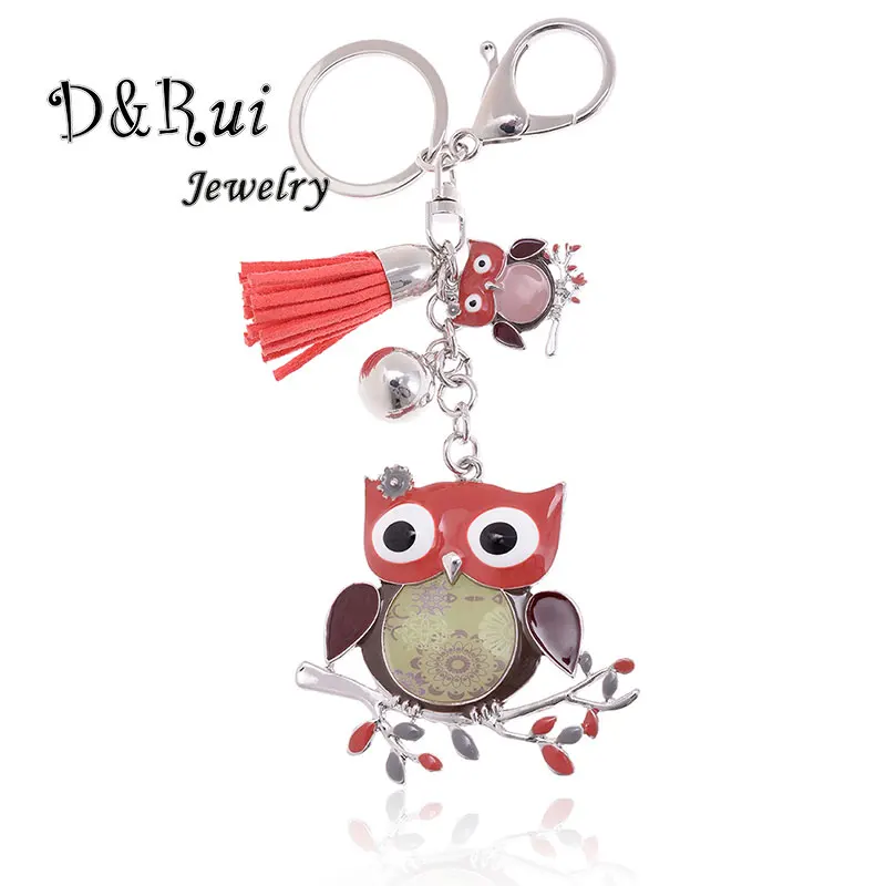 High Quality Owl Key Chain For Women Cute Enamelled Animal Key Ring Delicate Car Pendant Jewelry Accessories 2018 New Keychain High Quality Owl Key Chain For Women Cute Enamelled Animal Key Ring Delicate Car Pendant Jewelry Accessories 2018 New Keychain