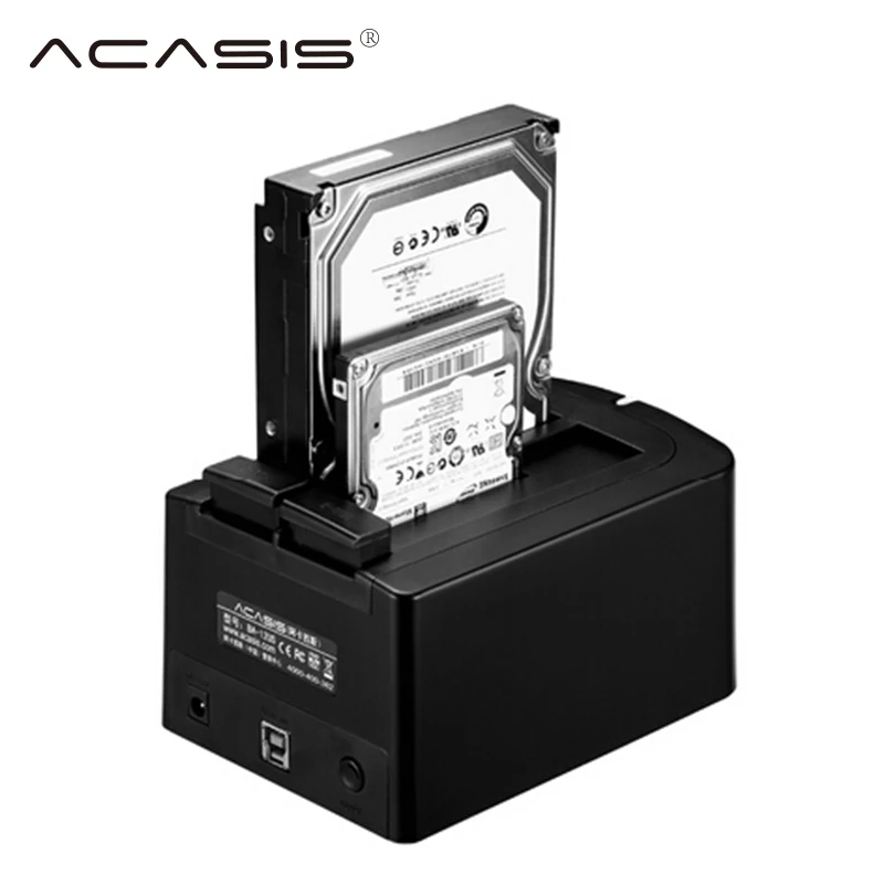 ACASIS SATA3 USB 3,0 док-станция для жесткого диска 3,5 дюймов или 2,5 дюймов корпус для жесткого диска клонирование Дубликатор коробка жесткий диск корпус