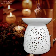 NOOLIM креативная белая керамическая пустотелая ароматическая горелка масляная лампа керамическая ароматическая горелка масляная горелка украшение дома