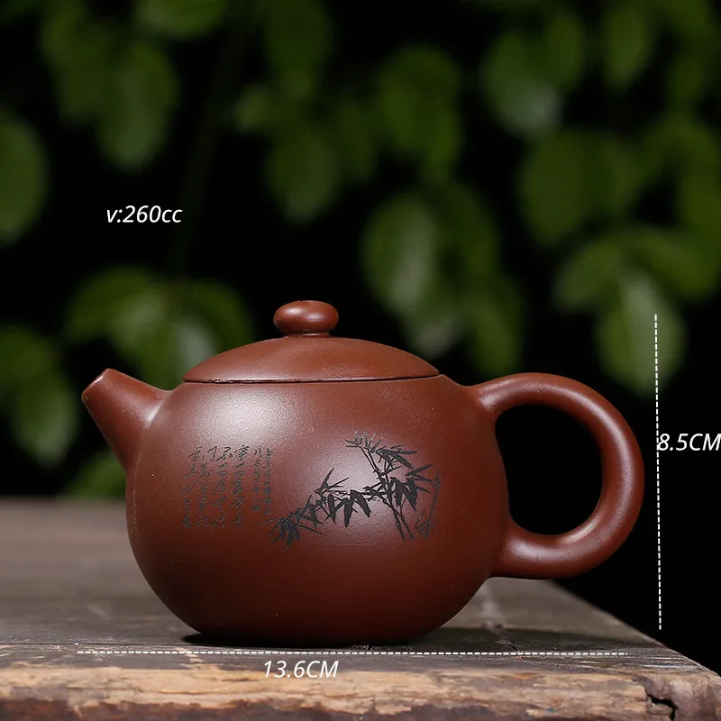 Исин чай горшок фиолетовая глина zisha чай горшок Китайский кунг-фу Чайник Посуда с подарочной коробке костюм Dahongpao черный чай, пуэр