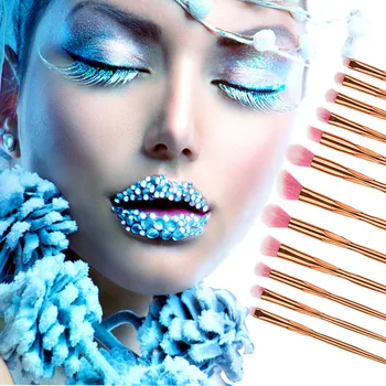

Fashion Girl Product 12PCS Pro Makeup Brushes Set Foundation Powder Eyeshadow Eyeliner Lip Brush Tool Кисть для мкияж zsmw