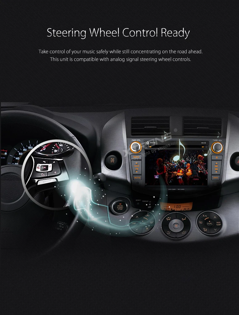 Cheap XTRONS 7" HD Touch Screen 2 din Car stereo Radio DVD Player SWC USB SD GPS For Toyota RAV4 2006 2007 2008 2009 2010 2011 2012 6