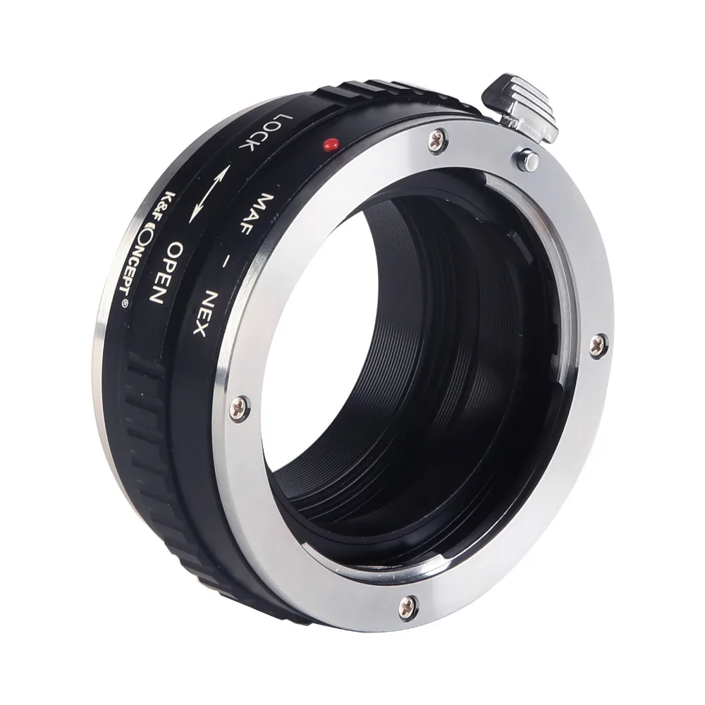 MINOLTA AF-NEX Переходное Кольцо с медь-алюминиевым материалами Для установки объектива Minolta AF на фотоаппарат NEX K&Fconcept