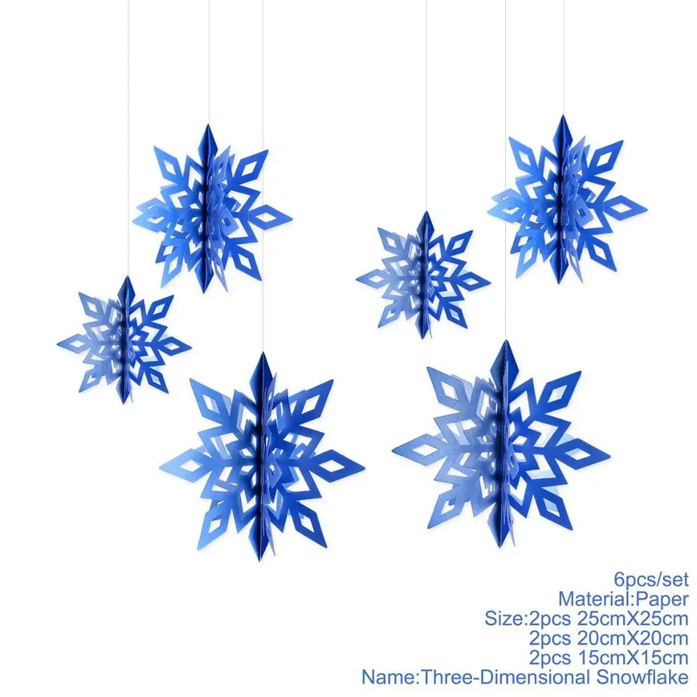 PATIMATE Рождественская тематика баннер настенные завесы рождественские украшения кулон Новогодний Декор рождественские украшения для дома - Цвет: 3D Shimmer Dark Blu