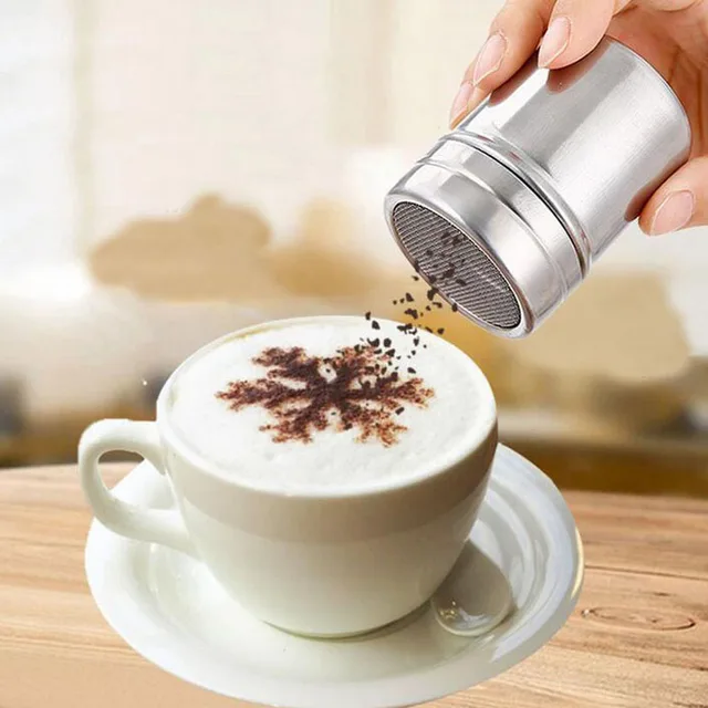 Best Price 100pcs Stainless Steel Chocolate Mesh Shaker Cocoa Flour Salt Powder Icing Sugar Cappuccino Coffee Sifter Lid ZA4534 Best Price 100pcs Stainless Steel Chocolate Mesh Shaker Cocoa Flour Salt Powder Icing Sugar Cappuccino Coffee Sifter Lid ZA4534