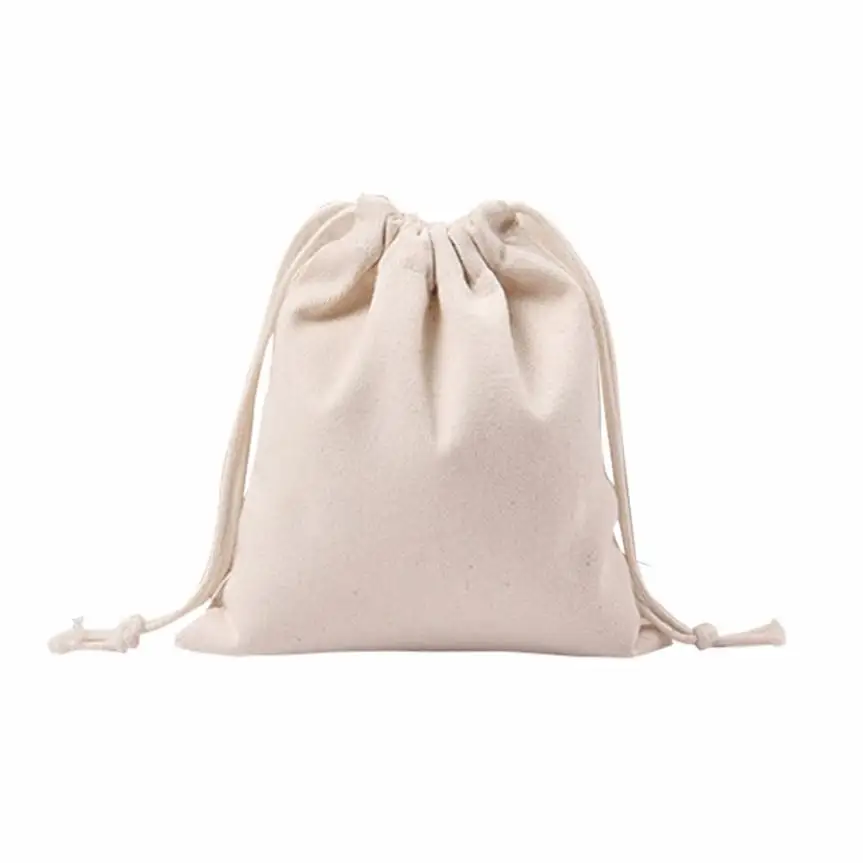 2018 Unisex Mens Women's Backpacks Female plain Drawstring Bag Solid
