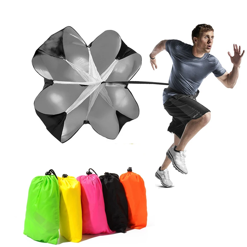 

145cm*145cm Oxygen Resistance Training Parachute Running Chute Football Exercise Physical Power Speed Endurance Equipment