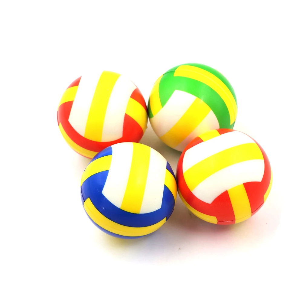 1Pc Hand Wrist Exercise Stress Relief Squeeze Soft Foam Ball Toy Kids