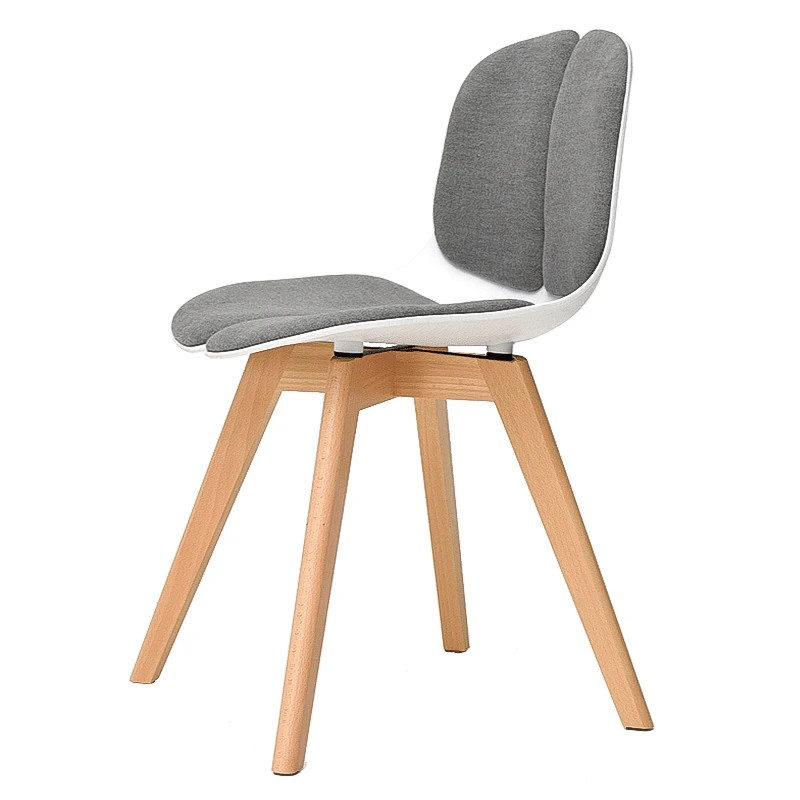 Us 212 76 25 Off Modern Simple Style Household Ergonomics Computer Chair With Backrest Wooden Dining Chair Creative Leisure Restaurant Chair In