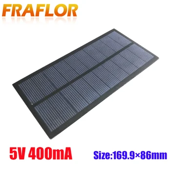 

10Pcs/Lot 5V 2W Solar Cells PET Laminated Photovoltaic Panels Module Solar Panels DIY Phone Charger Kit