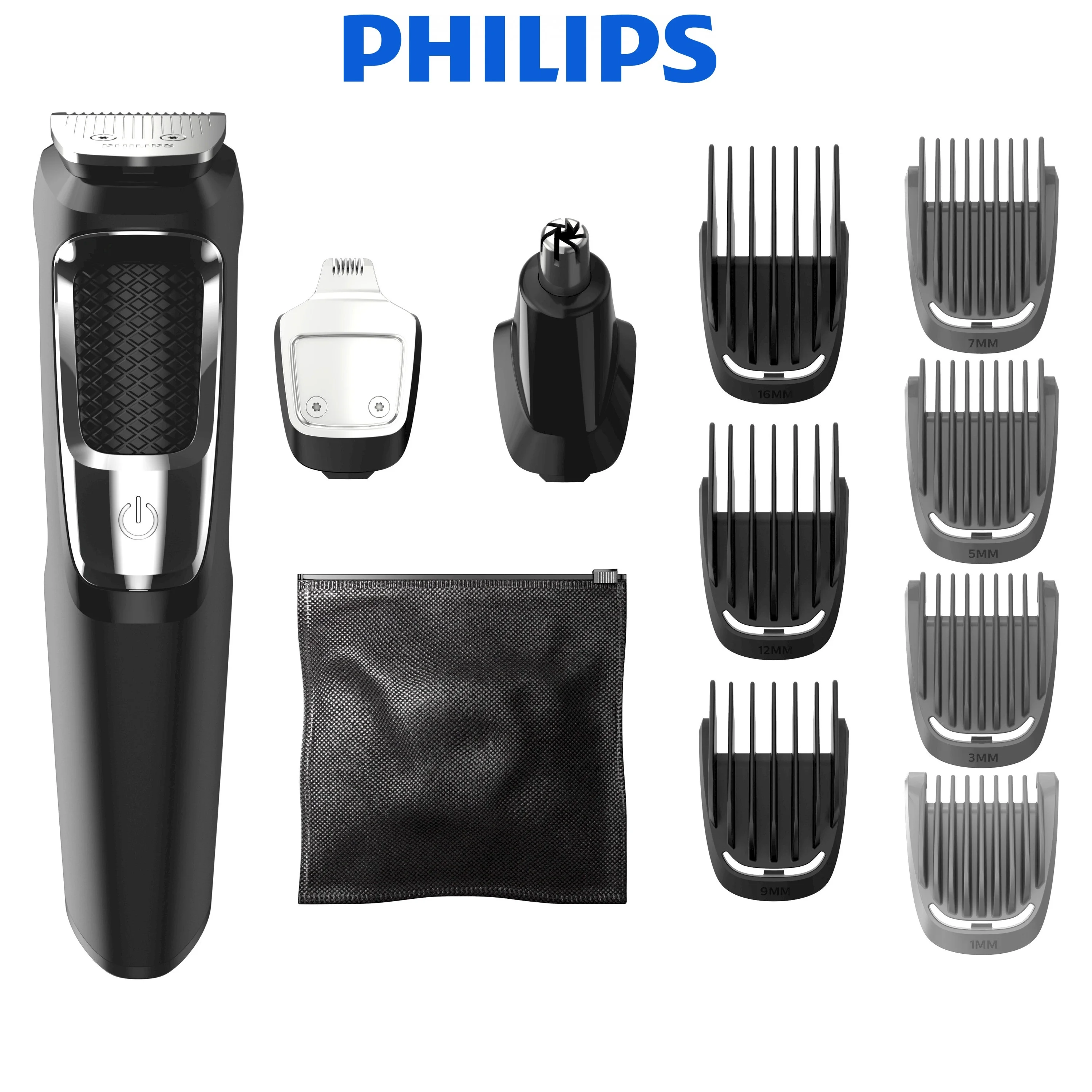 Philips Norelco серии 3000 Multigroom, 13pc Мужской перезаряжаемый электрический триммер-MG3750/60