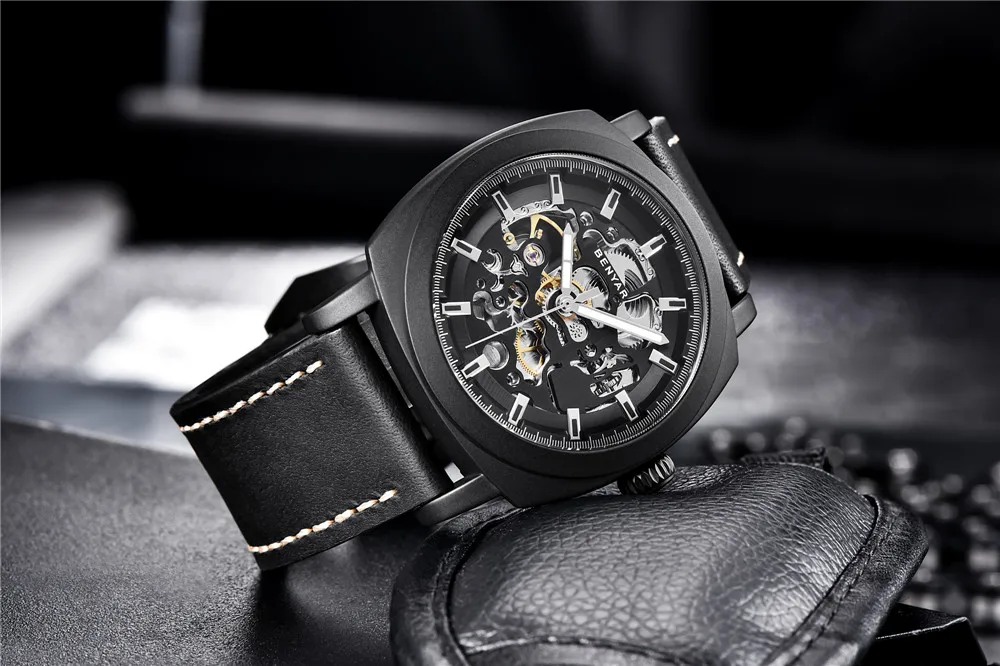 BENYAR новые модные механические мужские часы водонепроницаемые классические Топ брендовые Роскошные автоматические деловые мужские наручные часы Relogio Masculino