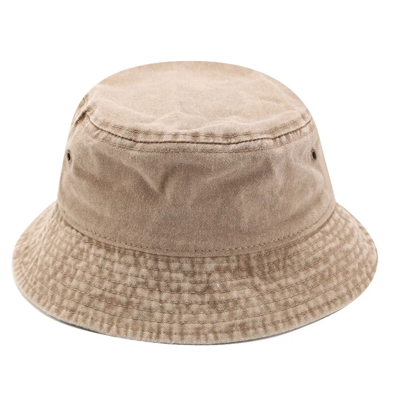 Ковбойская шляпа в рыбацком стиле для женщин и мужчин, кепка для умывальника, Женская универсальная Кепка на четыре сезона для путешествий и отдыха на открытом воздухе - Цвет: Хаки