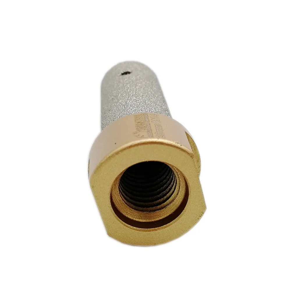DIATOOL 1pc 5/8-11 or M14 Thread Vacuum Brazed Diamond Finger Bit Dia10/20/25mm Milling Bits Enlarge shape Tile Stone Countertop