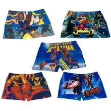 Детские плавки «Капитан Америка», «Человек-паук» для детей возрастом от 3 до 10 лет детские плавки с рисунками из мультфильмов купальные шорты Пляжные штаны для купания, M, L