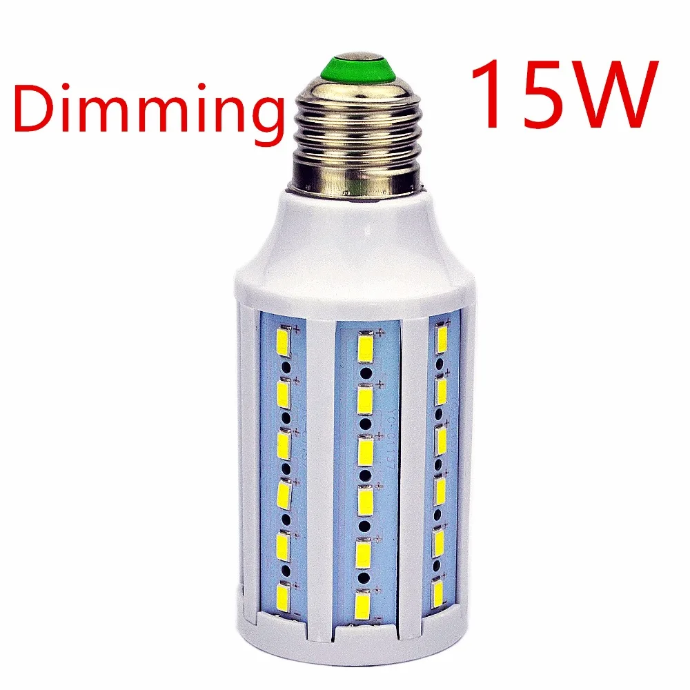 

Dimming Light Bulb SMD5730 7W 12W 15W 24Leds 42Leds 60Leds Light Bulb B22 E26 E27 E14 LED Lamp LED Bulb 85-265V/AC Corn Bulb