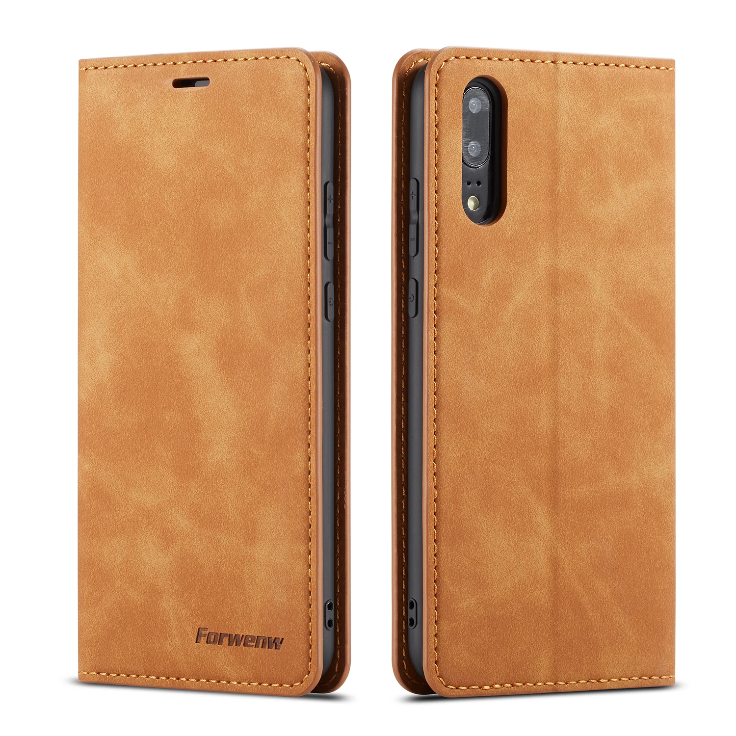 

PU Leather Cover Bag for Huawei P20 Pro Lite Nova 3e Mate 20 Pro 20Lite Stand Wallet Flip Credit Card Case Simple Luxurious