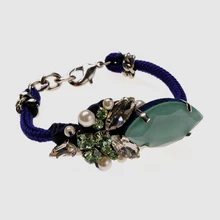 Amorita бутик инкрустированные веревки браслеты