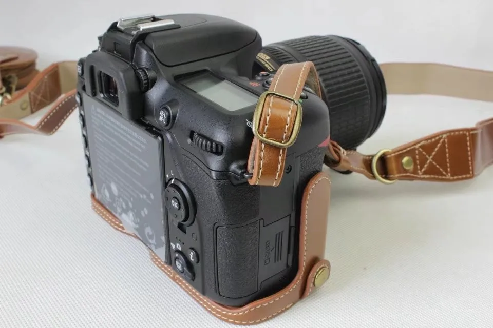 travel case for camera New Luxury PU Leather Camera Case for Nikon P900 P900S Digital camera Bag Cover with Strap +Mini Battery case camera bags for women