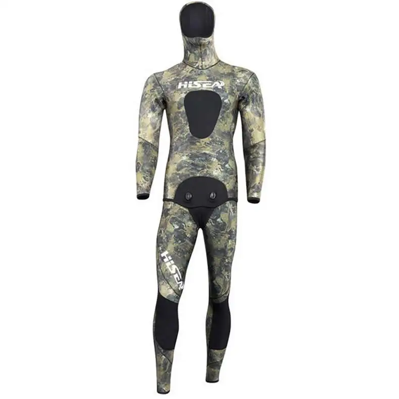 Seac men 7mm neoprene diving suit Two piece Split wetsuit for Fishing
