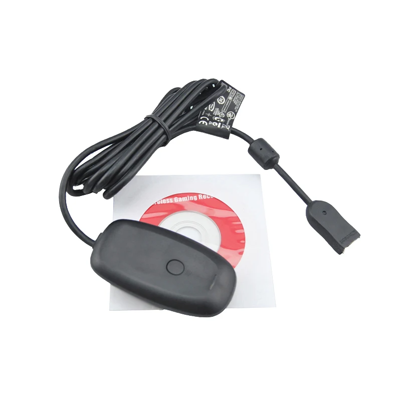 

For xbox360 New Black PC USB Gaming Receiver For Microsoft Xbox 360 Wireless Controller Free Shipping