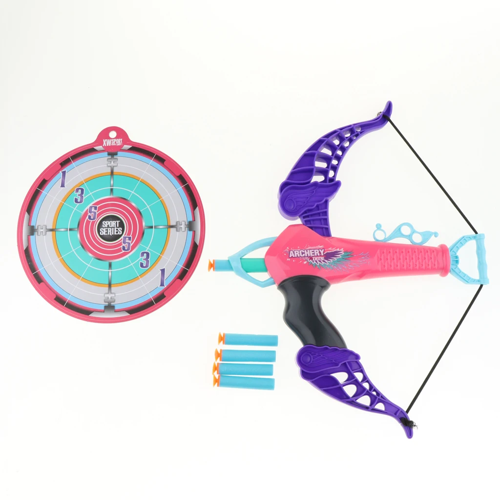 Children's Simulation Outdoor Archery Model Sports Shooting Soft Bomb Bow and Arrow Toys