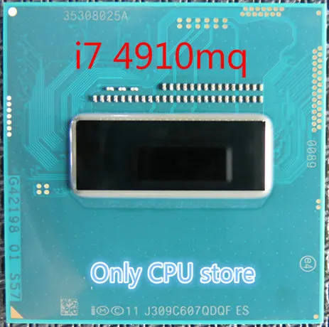 Процессор Intel Core I7-4910MQ QS версия QDQF процессор I7 4910MQ 2,9 ГГц L3 = 8 м четырехъядерный