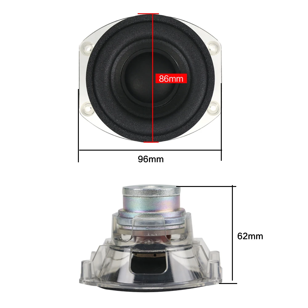 3 Inch 30W Subwoofer Speaker 4OHM Neodymium Home-made Protable Bluetooth Powerful Woofer PC Speaker for GO PLAY Micro 1pcs