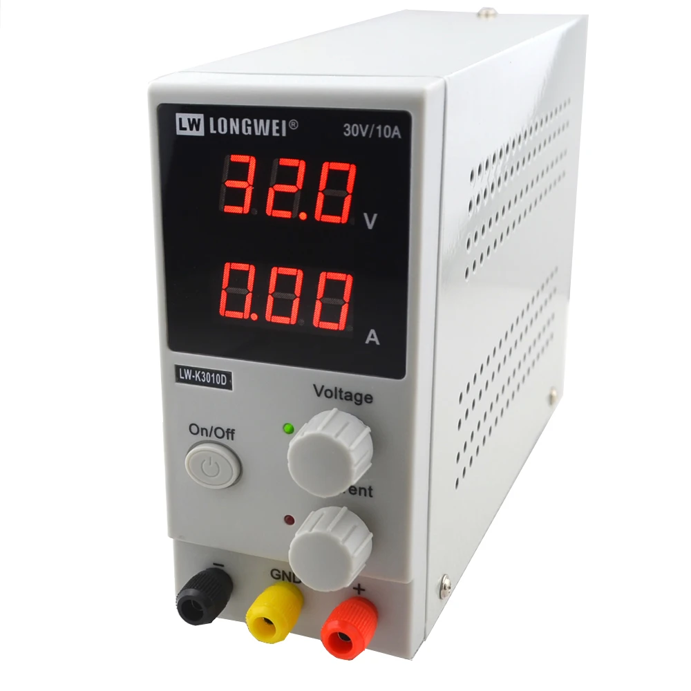 LW-K3010D Mini Digital ajustable fuente de alimentación DC 30V10A de conmutación fuente de alimentación 110 V-220 V para computadora portátil reparación del teléfono - 2