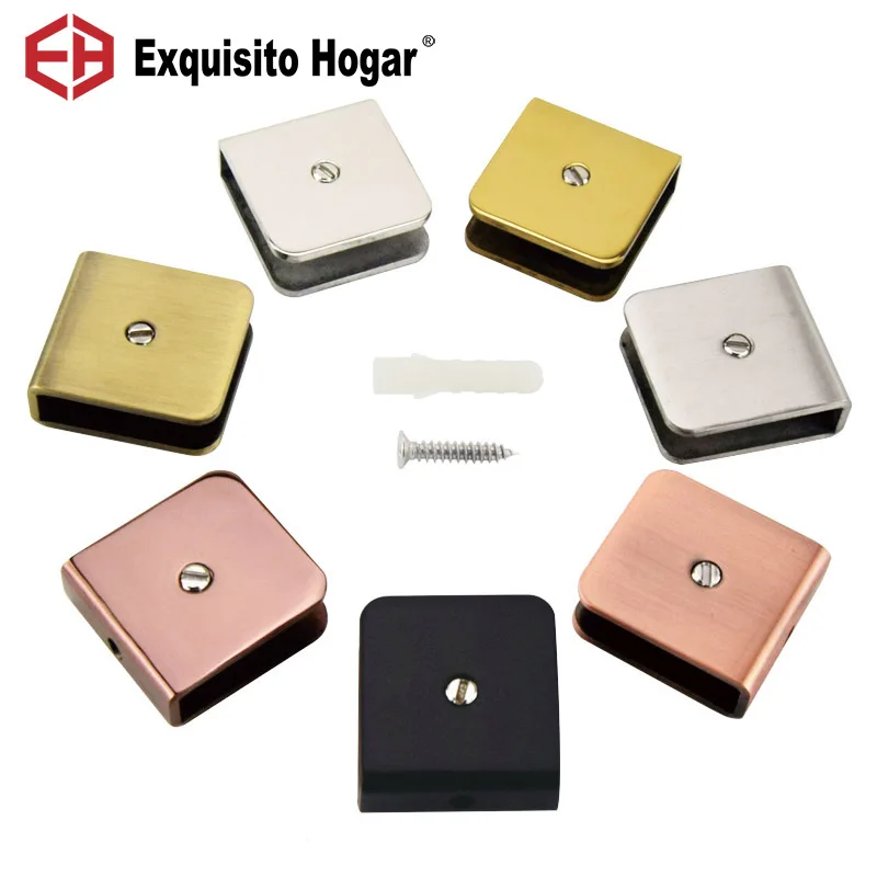

Stainless Steel 304 Glass Fixed Clip Bathroom Glass Door Fixed Code Corner Partition Shower Room Link Clip
