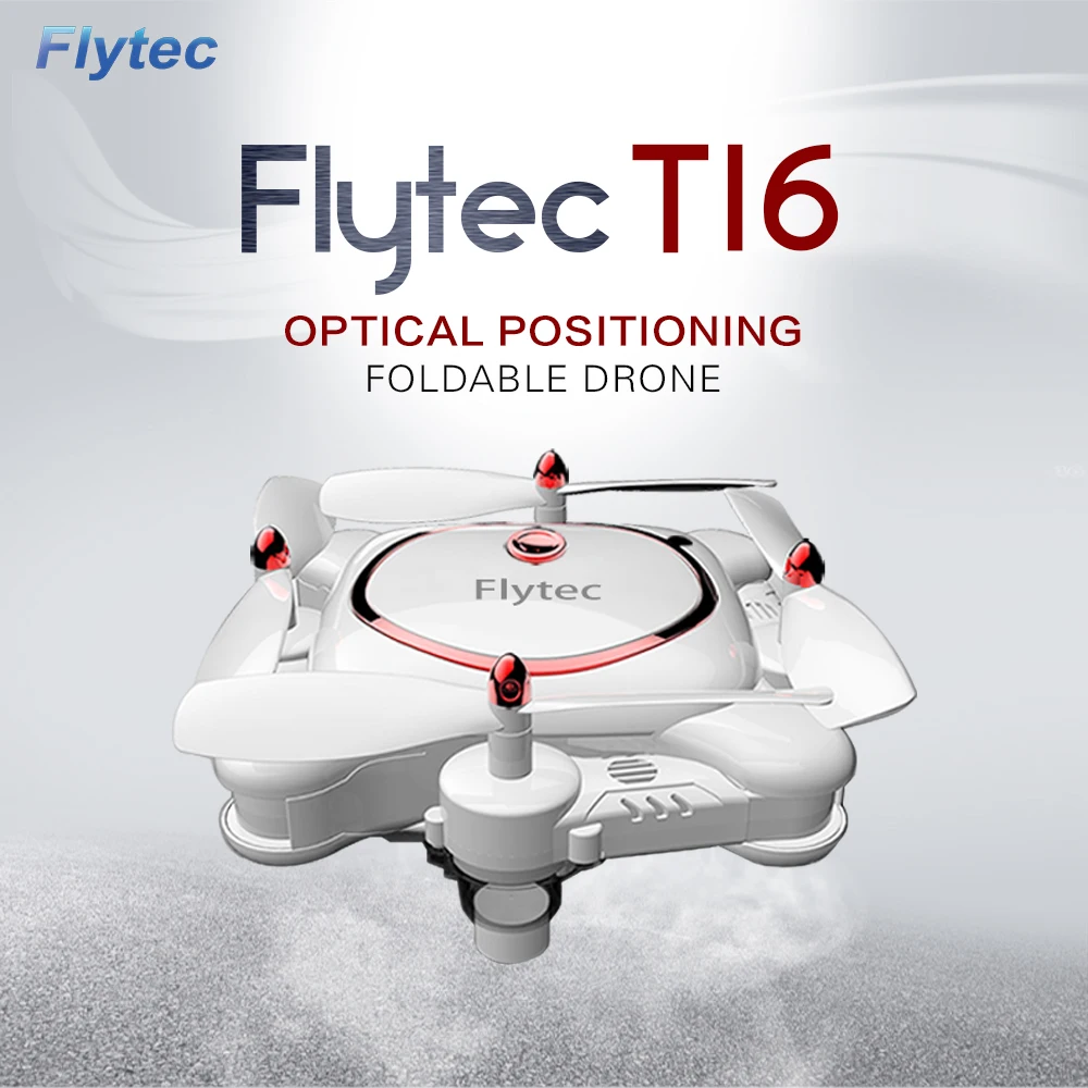 

Flytec T16 Optical Positioning Foldable BNF Quadcopter with 480P Wifi FPV High Hold Function Pocket Drone VS Eachine E55 & FQ17W