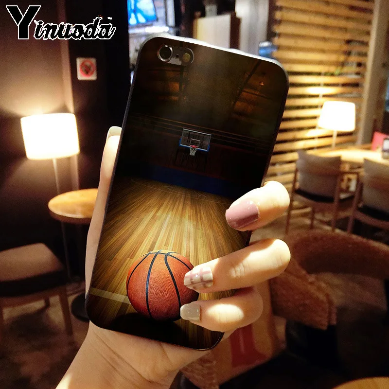 Yinuoda Баскетбол Спорт DIY роскошный высококачественный защитный корпус телефона для iPhone 8 7 6 6 S Plus X XS MAX 5 5S SE XR мобильный чехол - Цвет: A4