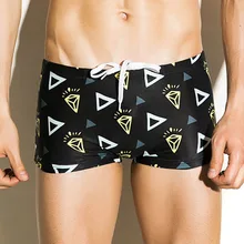 Летние быстросохнущие мужские пляжные шорты мужские пляжные трусы с принтом Горячая весна купальник трусы trunks 90110