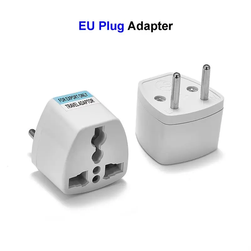 EU Plug Adapter Converter US AU UK To European Euro Europe AC Travel