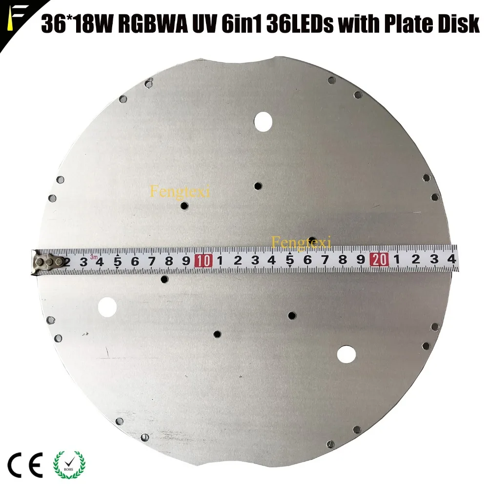 36* светодиодный бисера лампы сварки пластины с 36x10 RGBWAUV 6in1 светодиодный установки заменить для увеличения стирка перемещение головы огни Светодиодный свет дисковая пластина