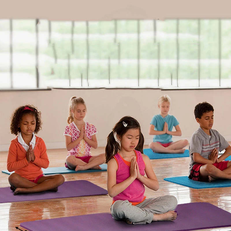 Childrens 10mm Nbr Yoga Mats For Kids Exercise Pilates Blanket