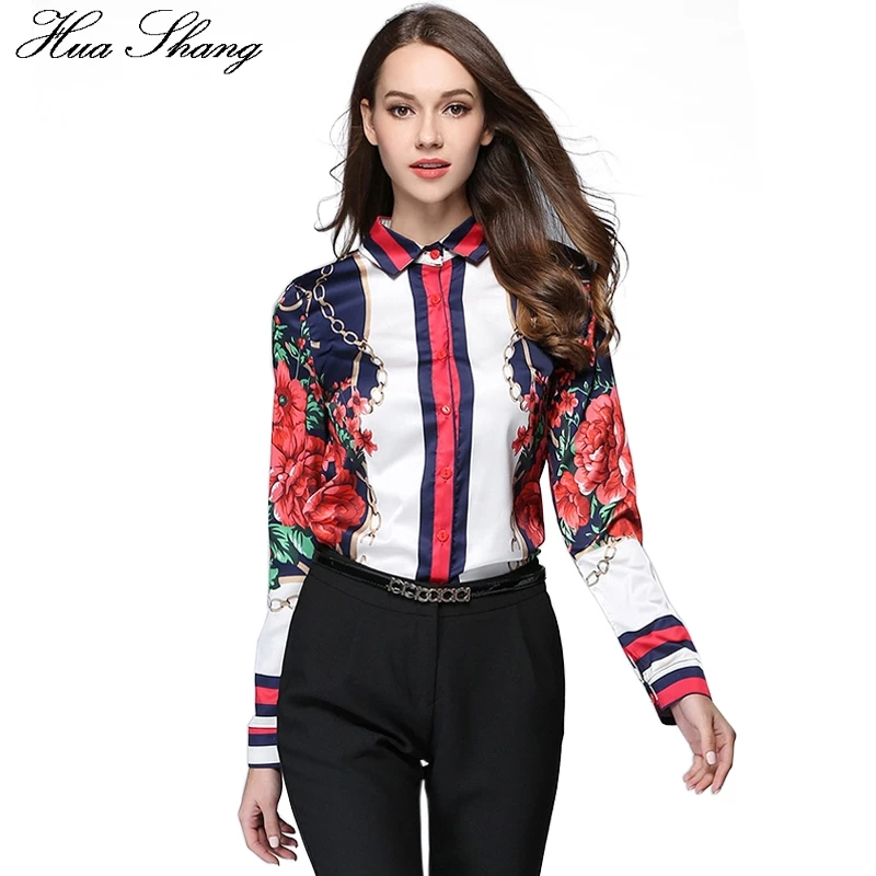 

Spring Autumn Fashion Women Shirts Long Sleeve Floral Star Printed Chiffon Blouse Tops OL Lady Office Work Wear Casual Blusas