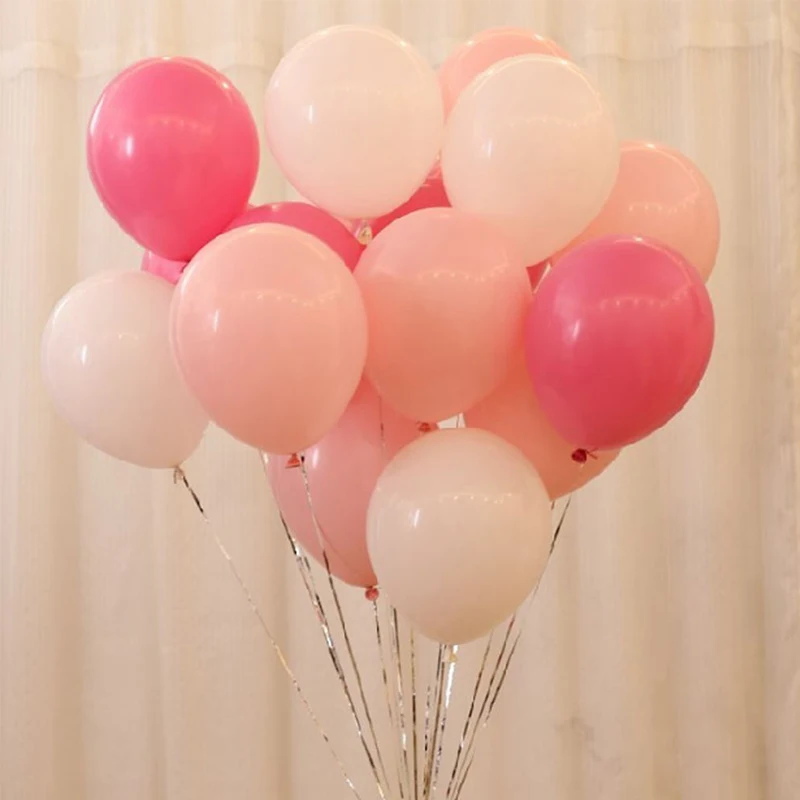

10pcs/lot 10inch 1.5g Pink Latex Balloon Air Balls Inflatable Wedding Party Decoration Birthday Party Supplies Balloons Kid Toys