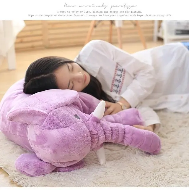 Игрушка 40 см/60 см в высоту, большая плюшевая кукла-Слон, детская подушка для сна, милый плюшевый слон, Детская Подарочная Рождественская кукла