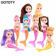 1 шт., водонепроницаемая кукла Русалочка для плавания, игрушки для ванной, куклы, аксессуары, детские игрушки, подарки для девочек