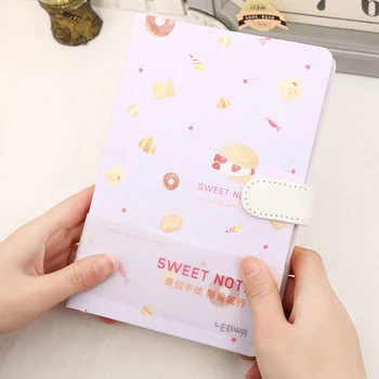 

LENWA Sweet Honey Series Color Notebook A5 Hard Cover Book Thickened Diary 1PCS