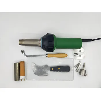 Price 1600W HOT AIR WELDER GUN Heating Element Plastic Vinyl Floor Welding Gun Overlap Hot Blast Torch Heat Gun Accessories 110/220V