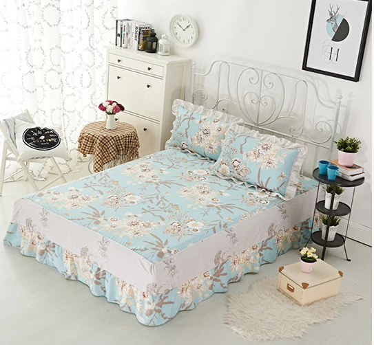 high quality bedding twin full queen size 100 cotton Bed Skirt