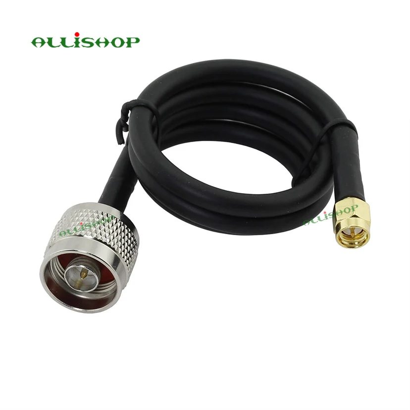 N Male to SMA Male LMR200 RF Coaxial Jumper Cable SMA Plug Switch N