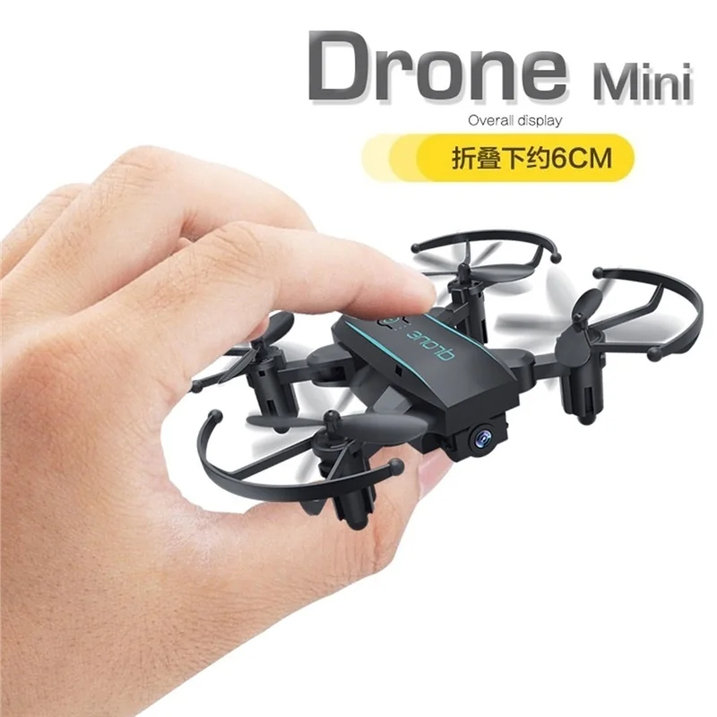 1601 Mini Foldable Aerial Photography RC Quadcopter 2.0MP Camera WIFI Drone VS JJRC H36 JJR/C H37 Black Fashion Accessories