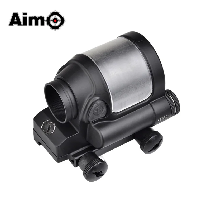 

Aim-O Airsoft 20mm Mount Sight Scope SRS Style 1x38 Red Dot (NO Solar Cell ) AO3040