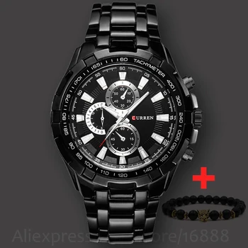 

2019 New Fashion Curren Luxury Brand Man quartz full stainless steel Watch Casual Military Sport Men Dress Wristwatch Gentleman
